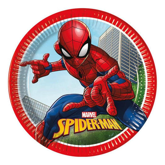 Papperstallrik Spider-Man 23 cm 8-pack