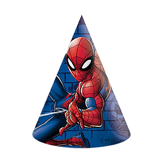 Partyhatt Spider-Man 6-pack