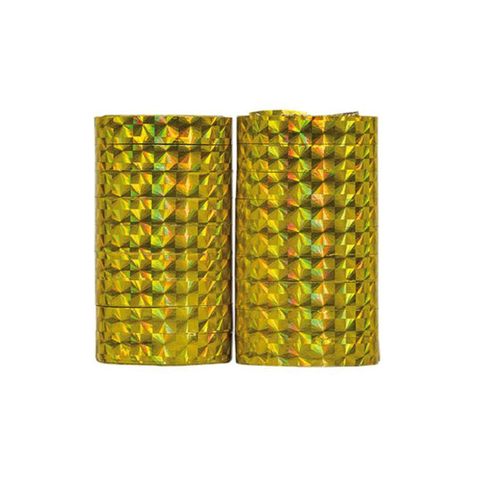 Serpentin Holografisk Guld 2-Pack