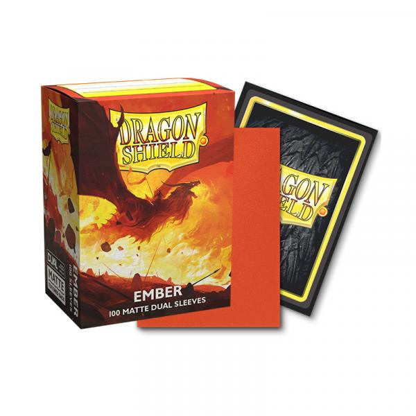 Dragon Shield Dual Matte Ember Sleeves 100-Pack